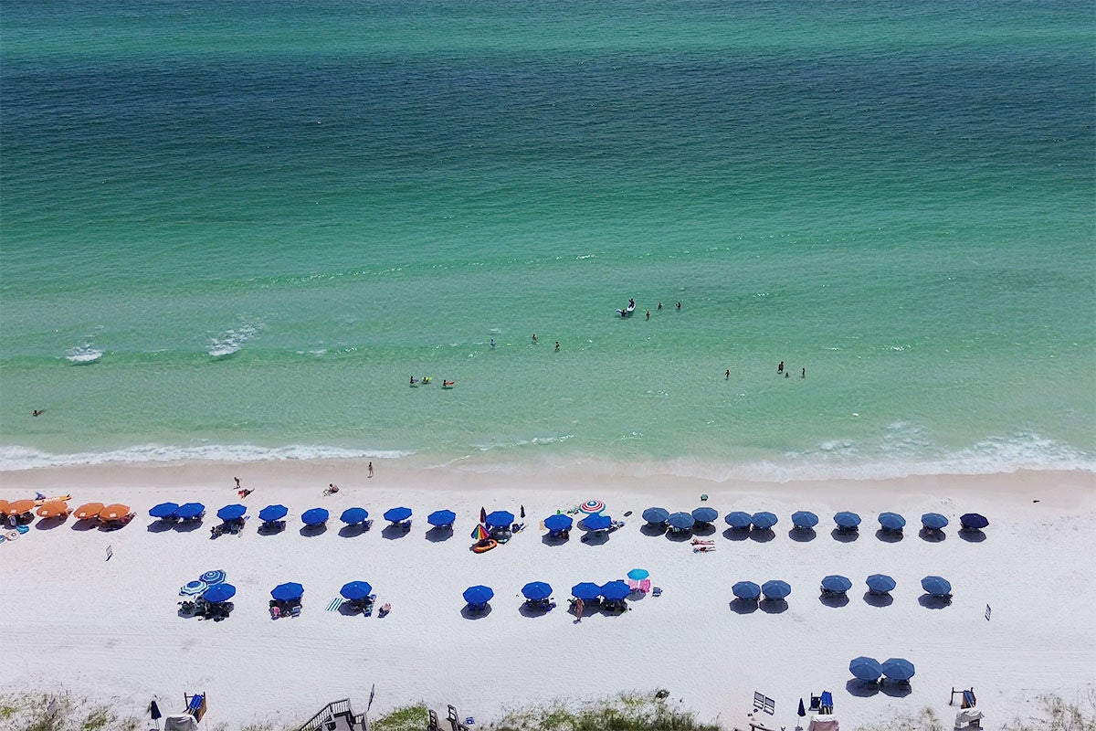 beach behind Waterhouse