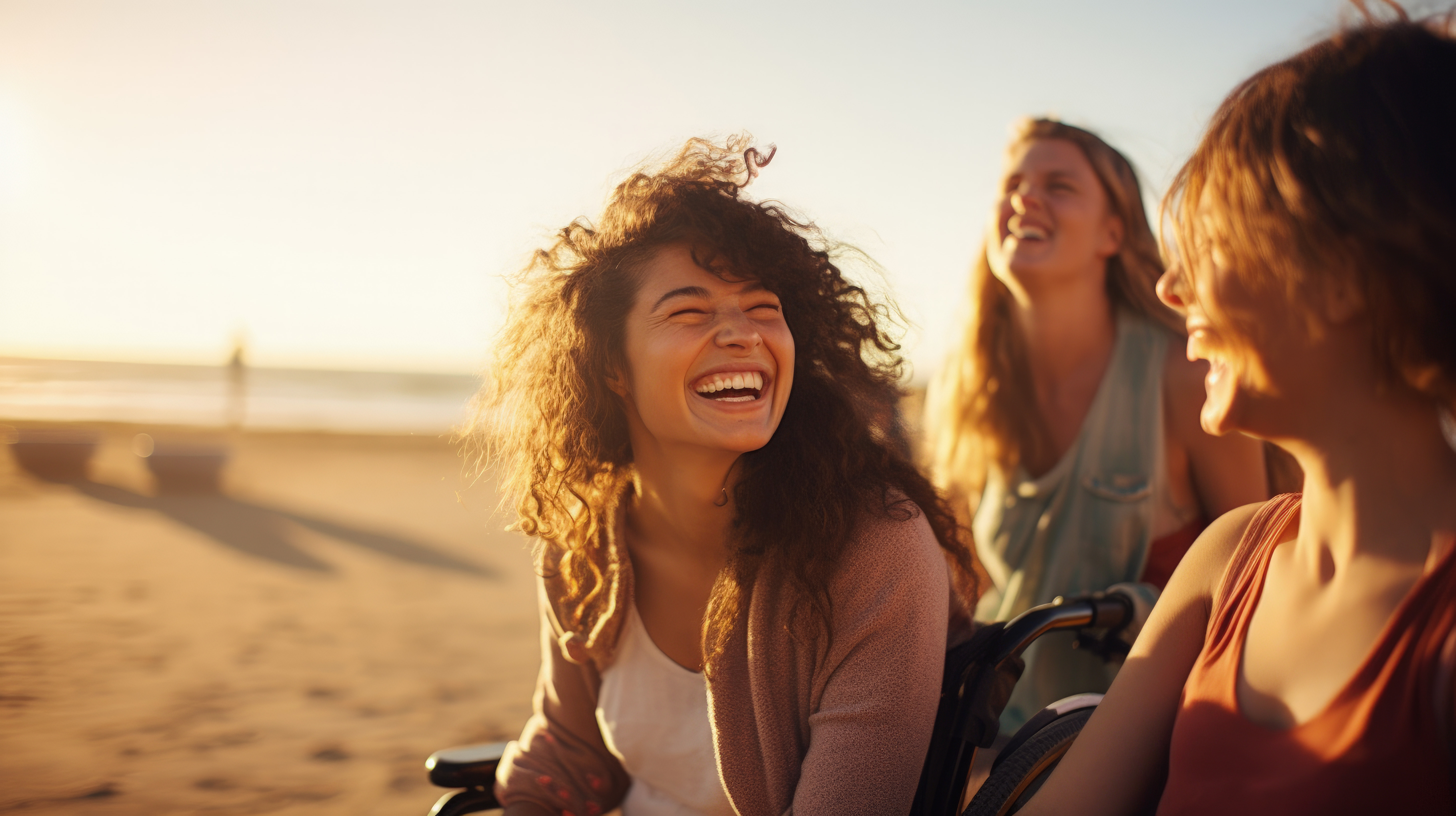 Girls on the beach